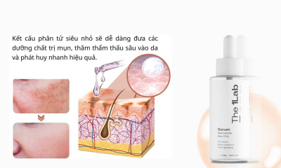Mức độ thẩm thấu serum khi thoa lên da và không gây bết dính